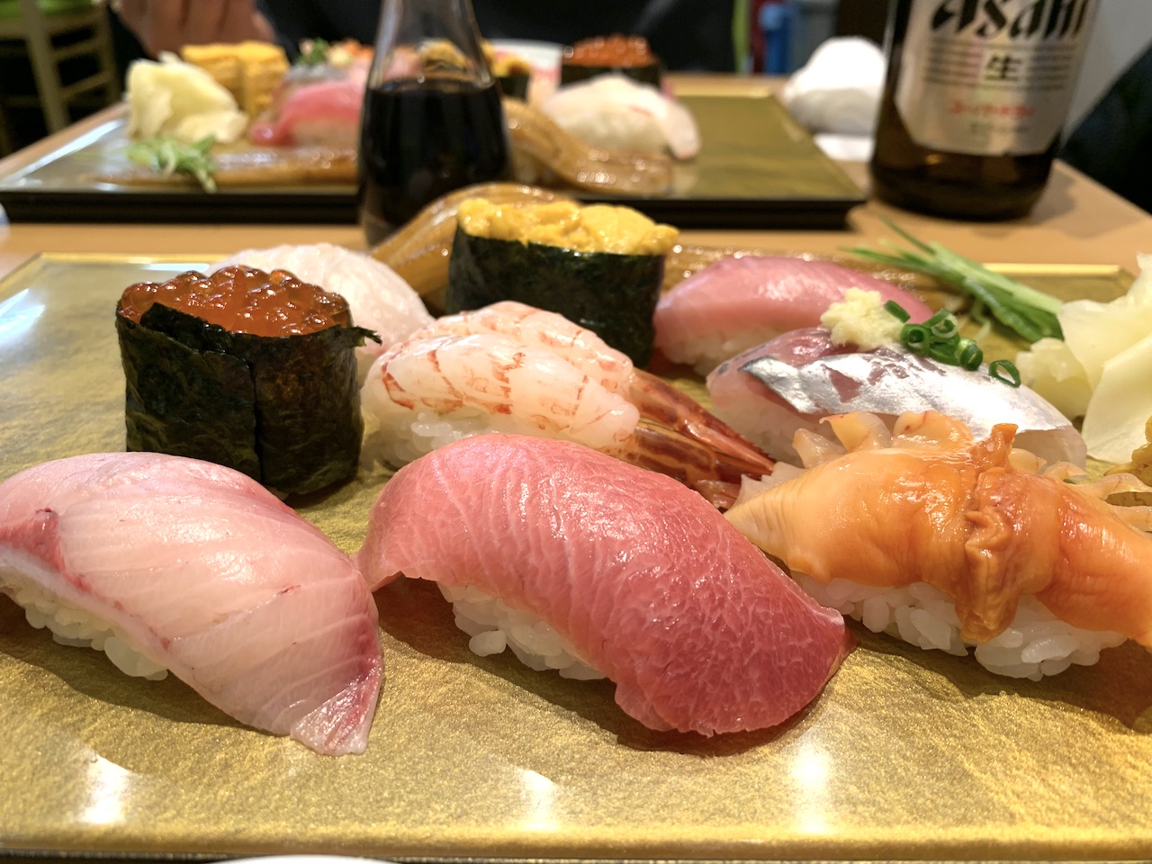 豊洲市場の寿司
