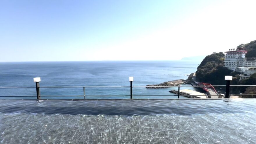 足湯からの景色